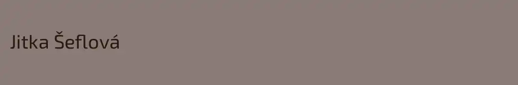 Jitka Šeflová